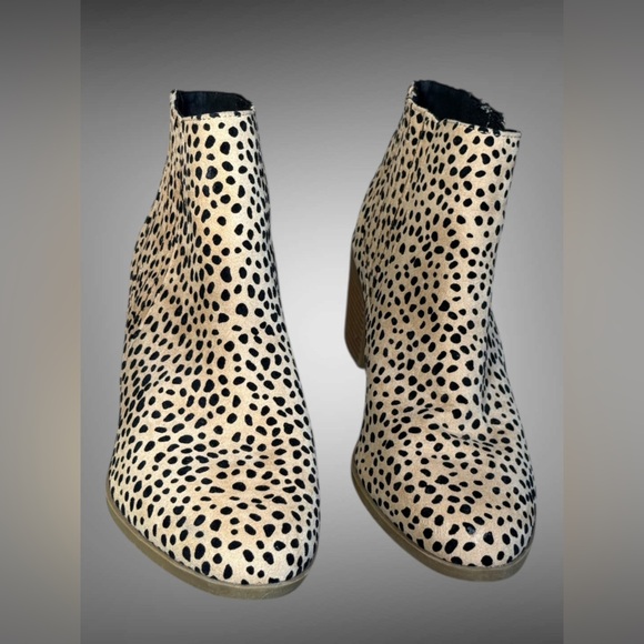 Maurices Cheetah Print Ankle Booties Women’s Size 11 Block Heel Western Boot - Picture 3 of 16